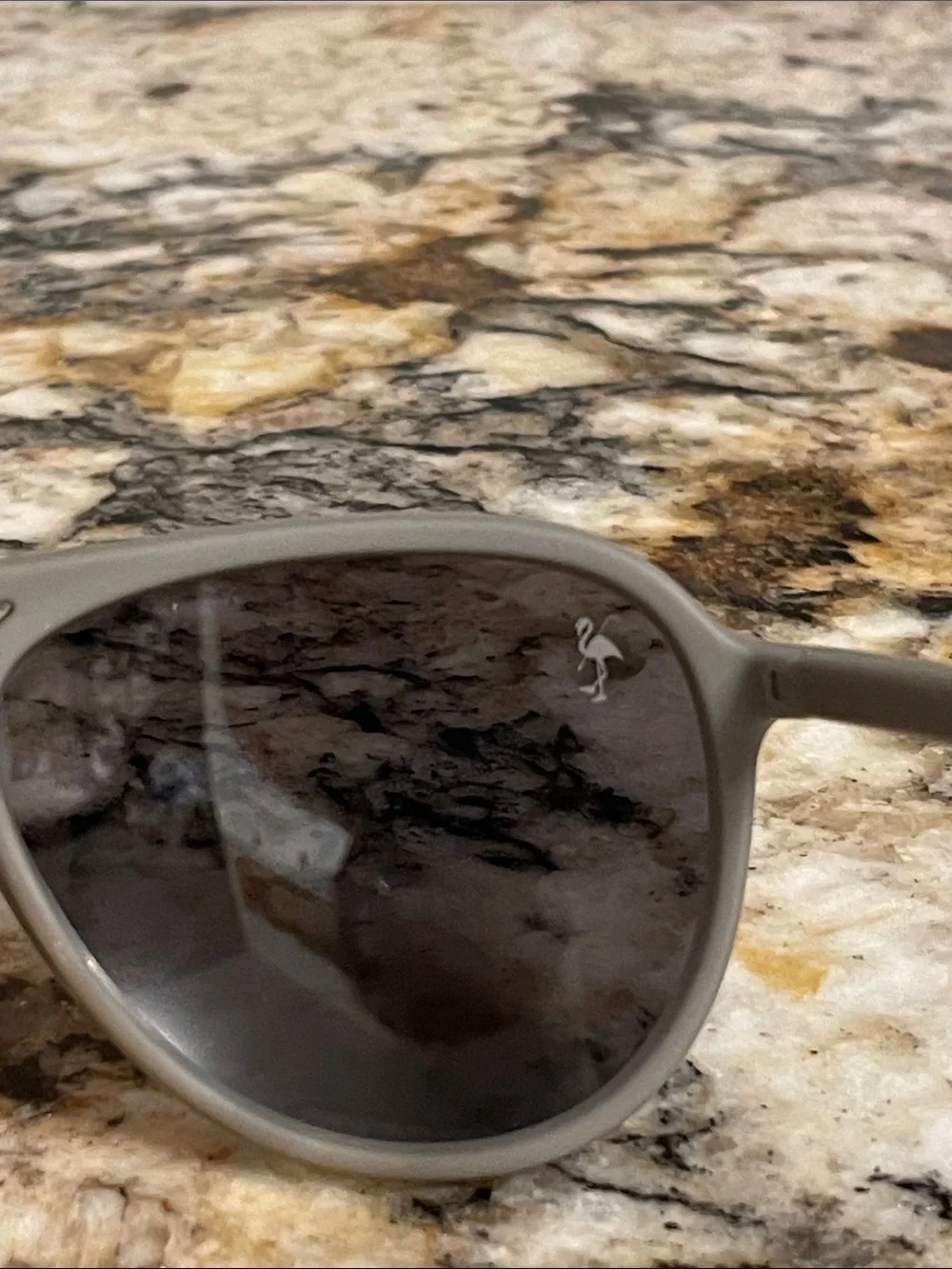 Goodr Men's Matte Gray Aviator Sunglasses